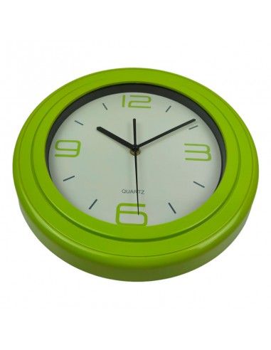 RELOJ PARED VERDE O AZUL 29x29