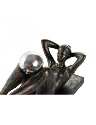 FIGURA MUJER GIMNASTA RESINA 17x29.5