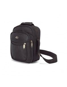 BOLSO DE CABALLERO POLIESTER NEGRO