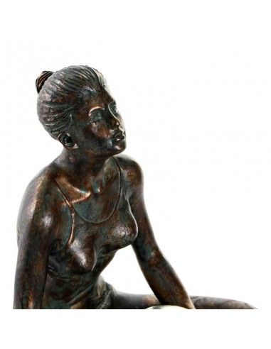 FIGURA MUJER GIMNASTA RESINA 25.5x14