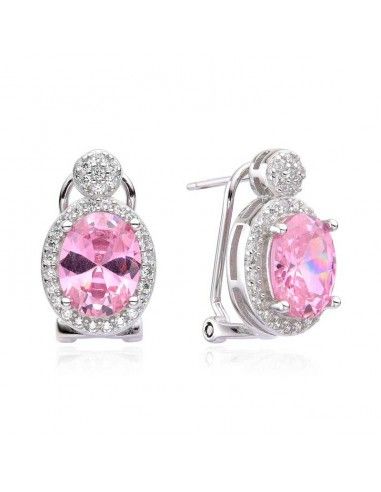 PENDIENTES PIEDRAS COLOR Y CIRCONITAS