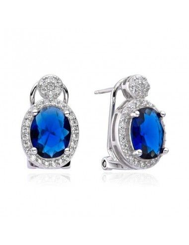 PENDIENTES PIEDRAS COLOR Y CIRCONITAS