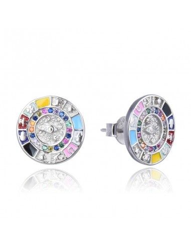 PENDIENTES OJO TURCO PLATA 11.8mm