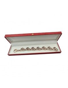 PULSERA PLATA CORAZÓN CALADO 2