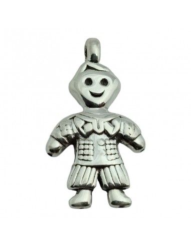 COLGANTE NIÑO PLATA 37.2x20.6
