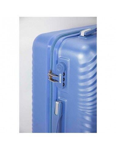 JUEGO DE TRES MALETAS TROLLEY AZUL