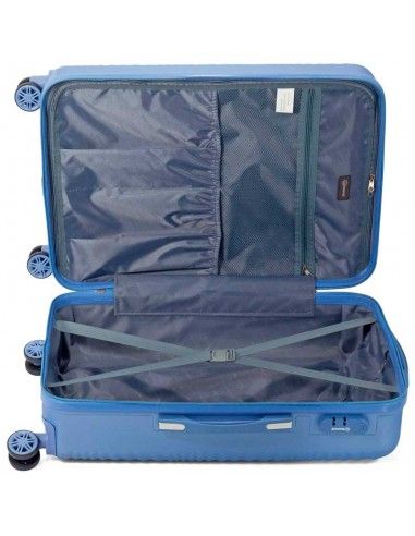 JUEGO DE TRES MALETAS TROLLEY AZUL