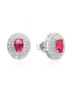 PENDIENTES OVALADOS PIEDRAS... 2