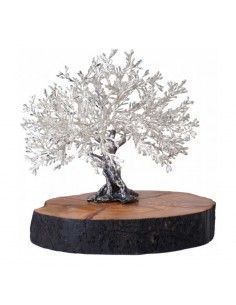 FIGURA OLIVO PLATEADA 14 cm