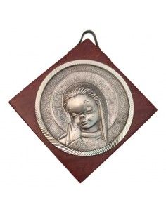 MEDALLON VIRGEN NIÑA 8x8