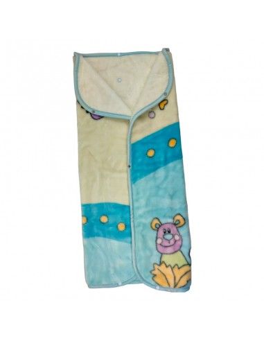 SACO MANTA BEBE CON CREMALLERA 90x80