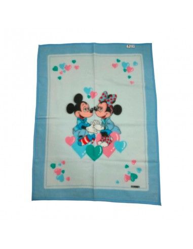 MANTA BEBÉ MICKEY Y MINNIE 142x112