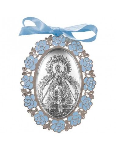 MEDALLON DE CUNA VIRGEN CABEZA 12.5x10