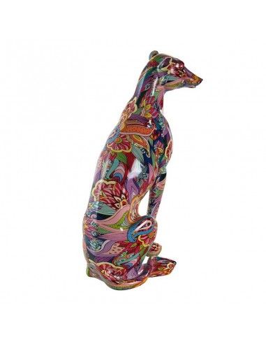 FIGURA GALGO MULTICOLOR 36x25.5