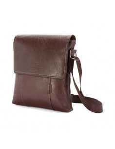 BOLSO DE CABALLERO POLIPIEL MARRON