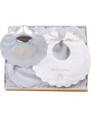 ESTUCHE BEBE CONCHA NACAR Y BARBERO