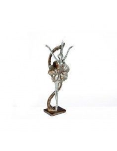 FIGURA BAILARINA RESINA CON NACAR