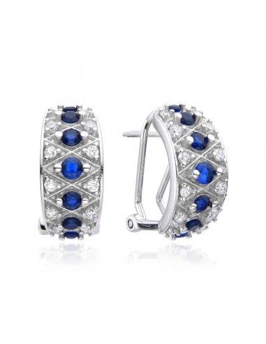 PENDIENTES PIEDRAS COLOR Y CIRCONITAS