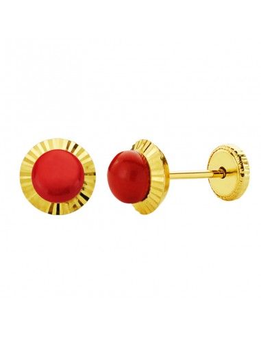 PENDIENTES ORO BOCEL CORAL 2ª postura...