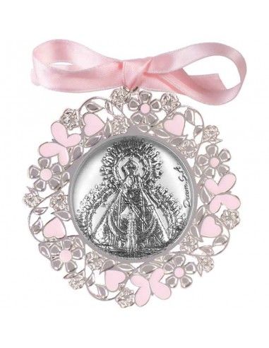 MEDALLON DE CUNA VIRGEN CABEZA 6x6