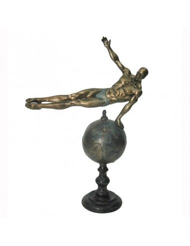 FIGURA HOMBRE GIMNASTA 39x27
