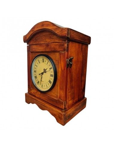 RELOJ DE SOBREMESA MADERA NOGAL 36x26