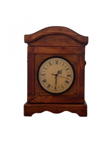 RELOJ DE SOBREMESA MADERA NOGAL 36x26