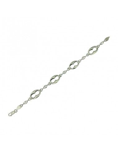 PULSERA ESLABONES Y PEPITAS DE CAFE...