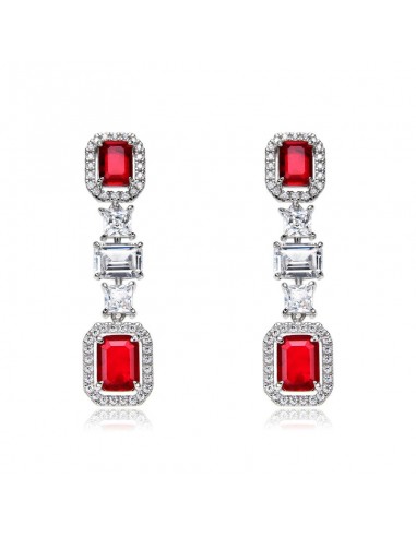 PENDIENTES LARGOS CIRCONITAS Y PIEDRA