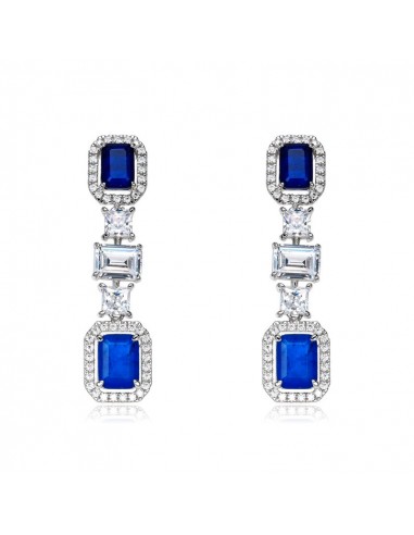 PENDIENTES LARGOS CIRCONITAS Y PIEDRA
