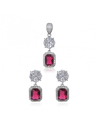 CONJUNTO DE PENDIENTES Y COLGANTE LARGO