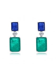 PENDIENTES LARGOS PIEDRA...
