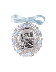 MEDALLON DE CUNA ANGEL 7.5x6.5 2