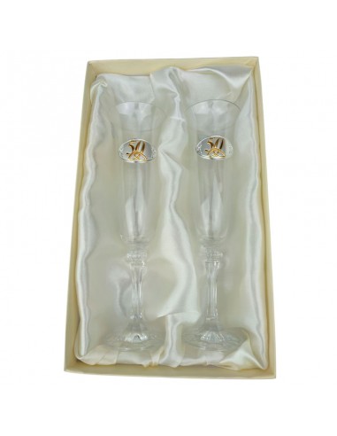 ESTUCHE DOS COPAS CAVA 50 ANIVERSARIO...