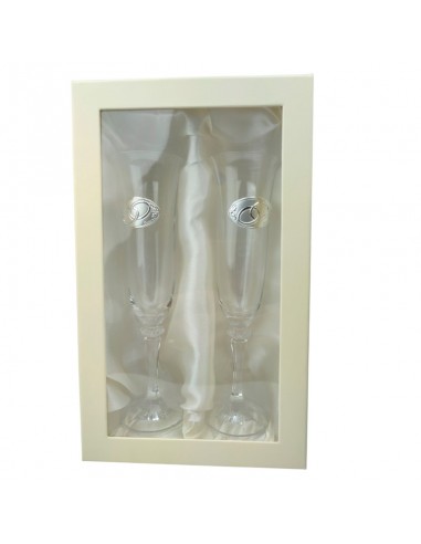 ESTUCHE DOS COPAS CAVA ALIANZAS