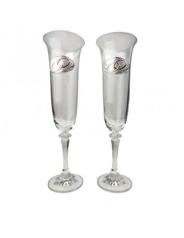 ESTUCHE DOS COPAS CAVA ALIANZAS