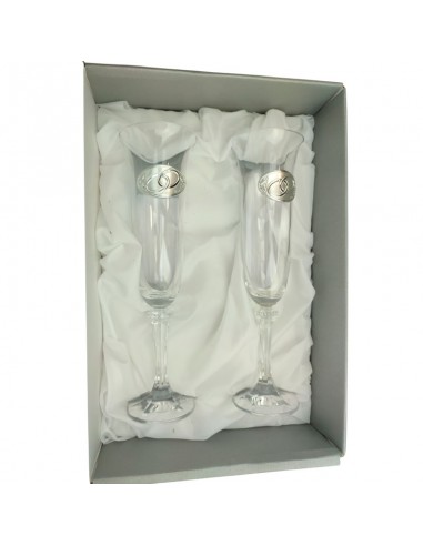ESTUCHE DOS COPAS CAVA ALIANZAS