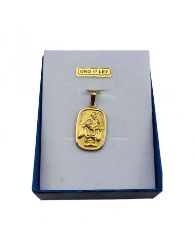 MEDALLA SAN CRISTOBAL ORO 18K