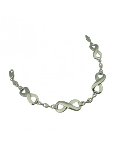 PULSERA INFINITO CON CADENA DE GRANOS...