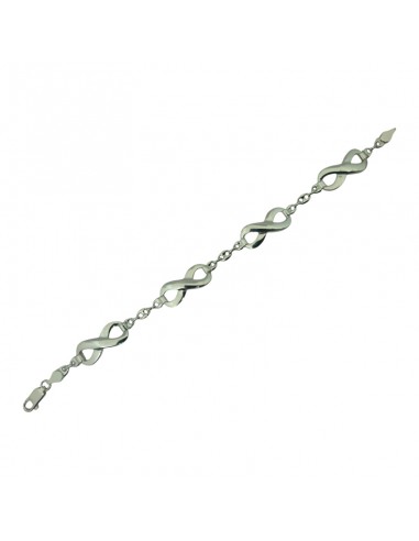 PULSERA INFINITO CON CADENA DE GRANOS...