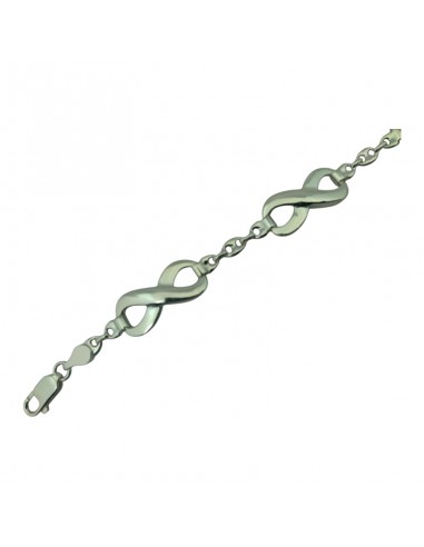 PULSERA INFINITO CON CADENA DE GRANOS...