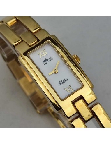 RELOJ LOTUS ORO 18K SEÑORA RECTANGULAR