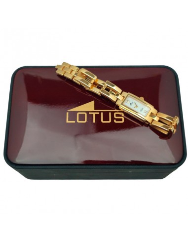RELOJ LOTUS ORO 18K SEÑORA RECTANGULAR