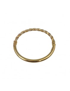 PULSERA RÍGIDA OVALADA ORO...