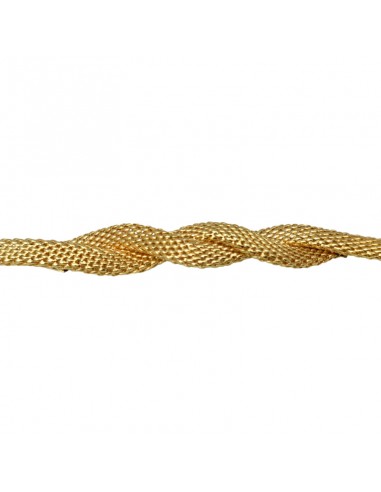 PULSERA MALLA TRENZADA ORO 18K 19.5cm