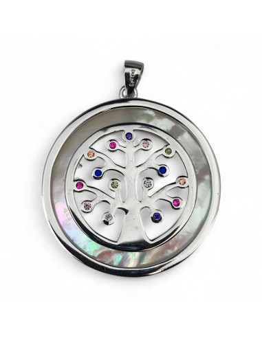 COLGANTE DE PLATA  ARBOL DE LA VIDA...