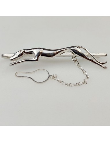 ALFILER DE CHAQUETA GALGO PLATA ART DÉCO