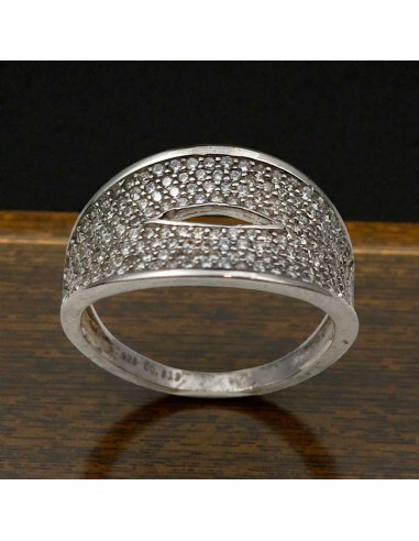 ANILLO PLATA 925 PAVÉ CIRCONITAS CALADO