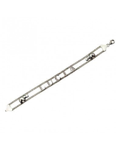 PULSERA LUCÍA PLATA CIRCONITAS