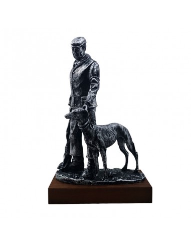 TROFEO GALGUERO CON GALGO 31x22